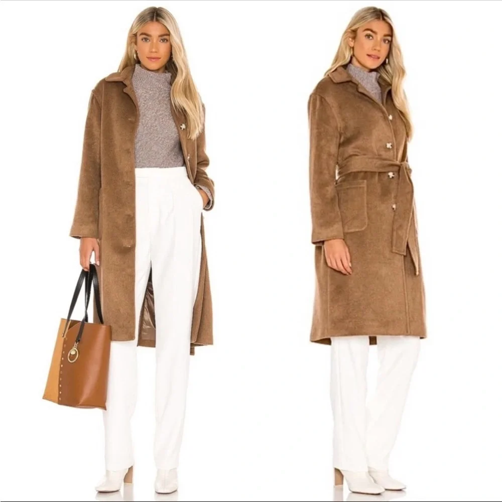 RAILS NADINE NWTWOOL-BLEND COAT IN CAMEL XS-S - Picture 16 of 16